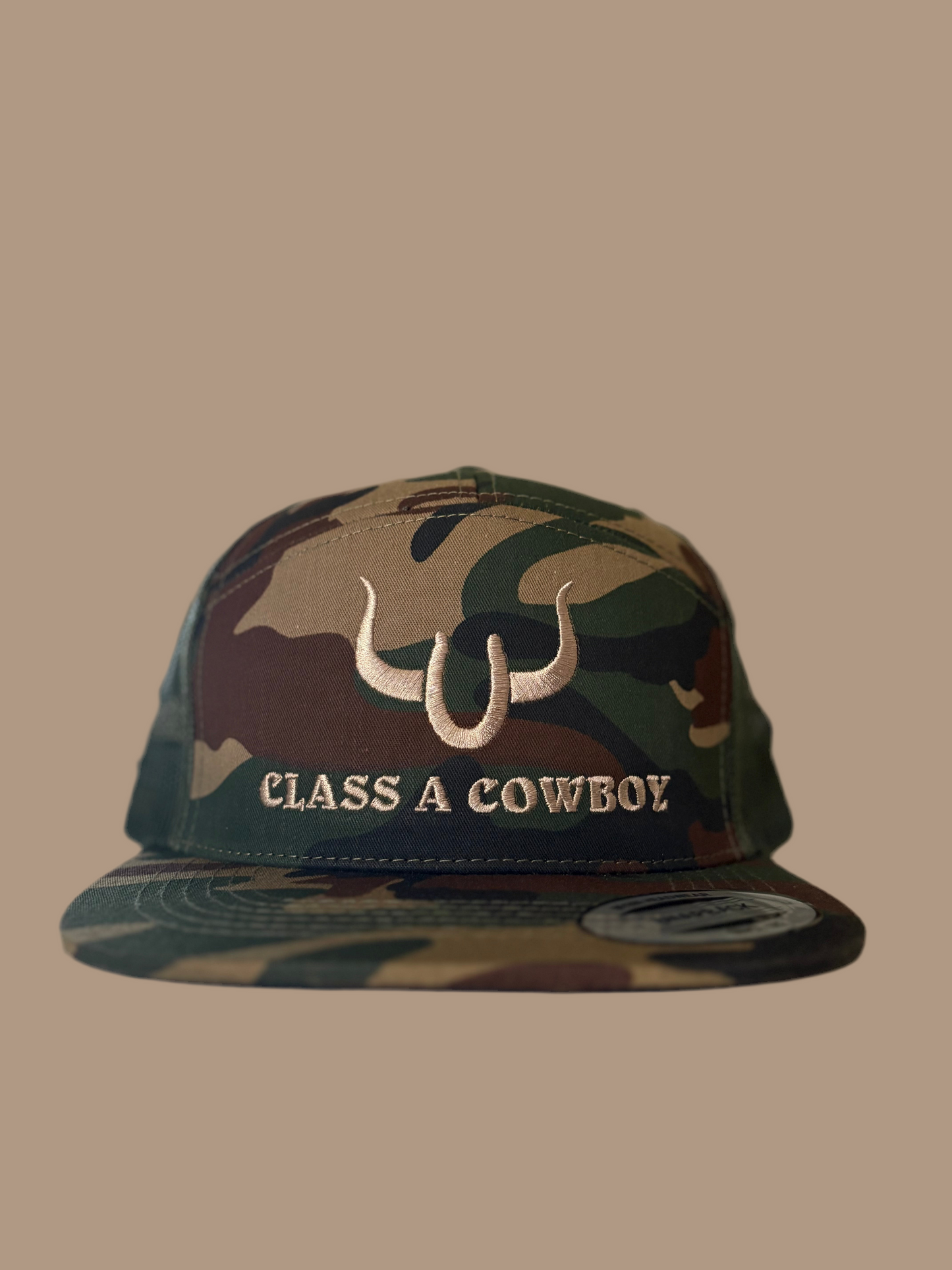 Class A Cowboy Camouflage & green Trucker Hat