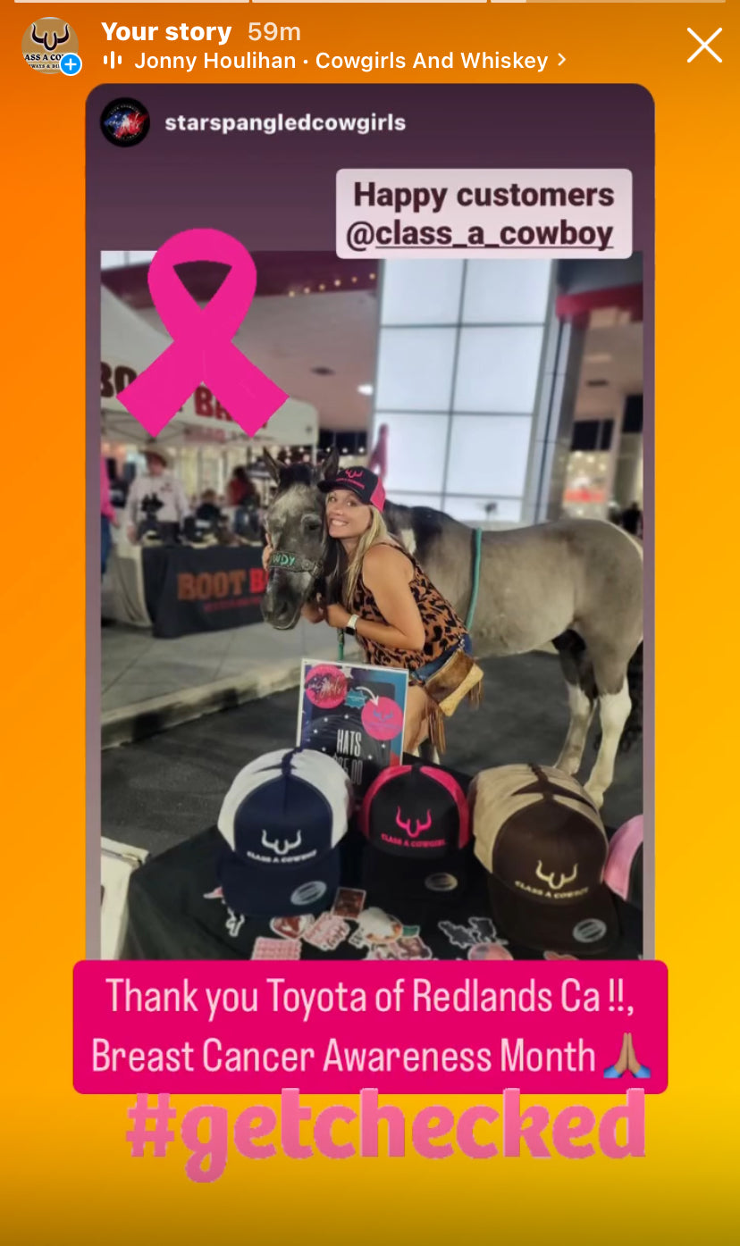 Black & Hot Pink Female Trucker Hat