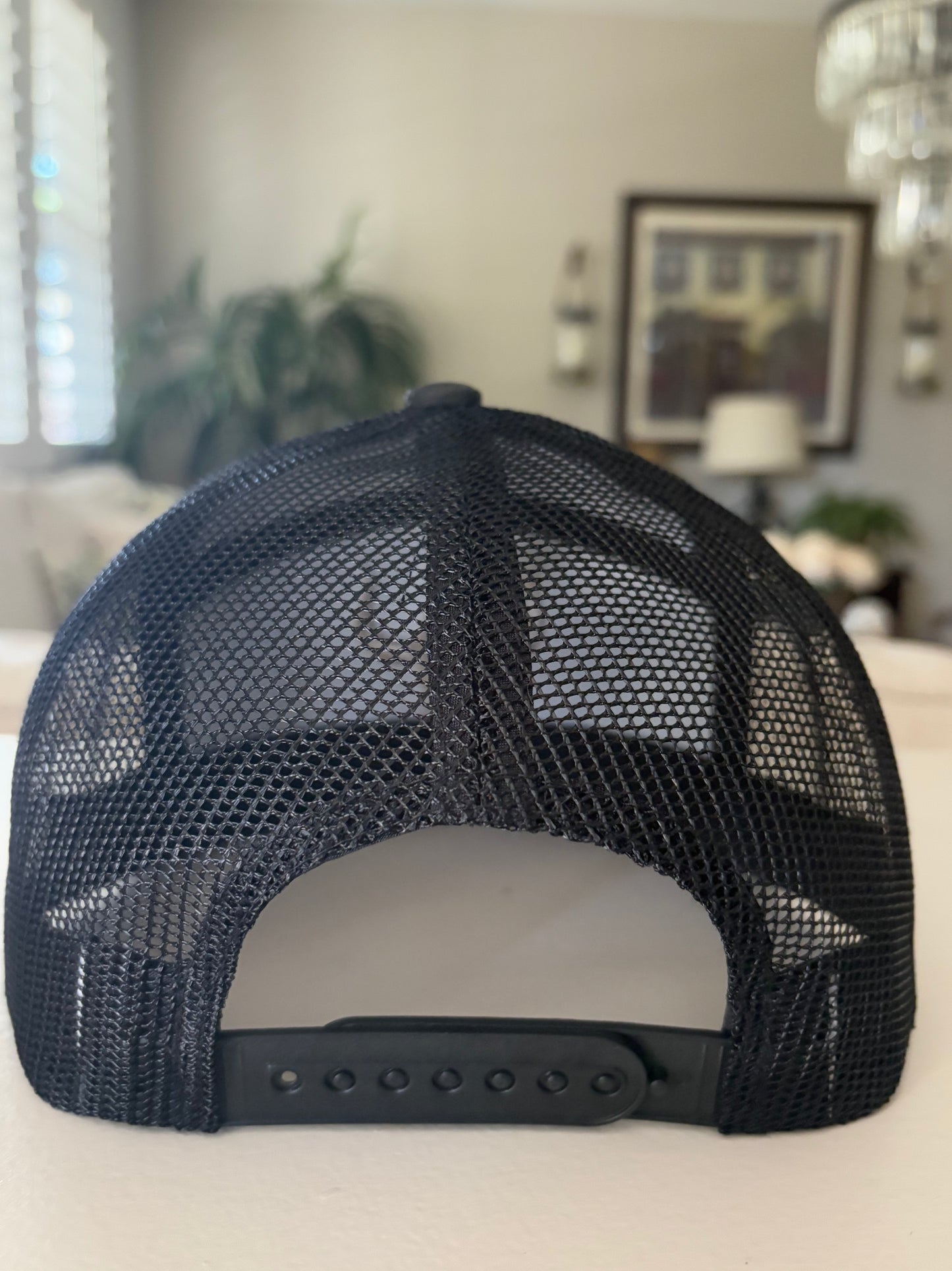 Class A Cowboy Black/white Trucker hat