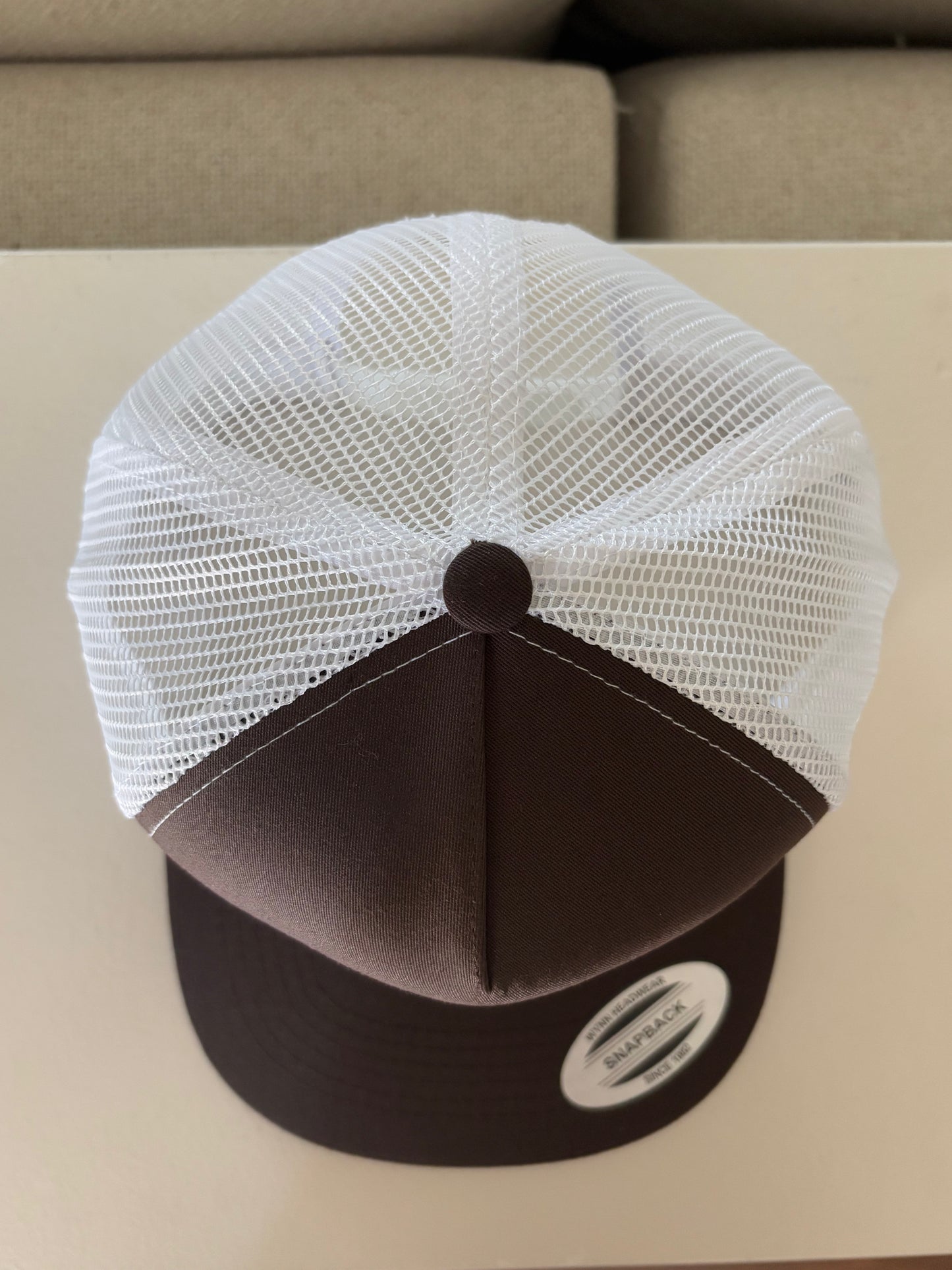 Class A Cowboy Brown/White Trucker Hat