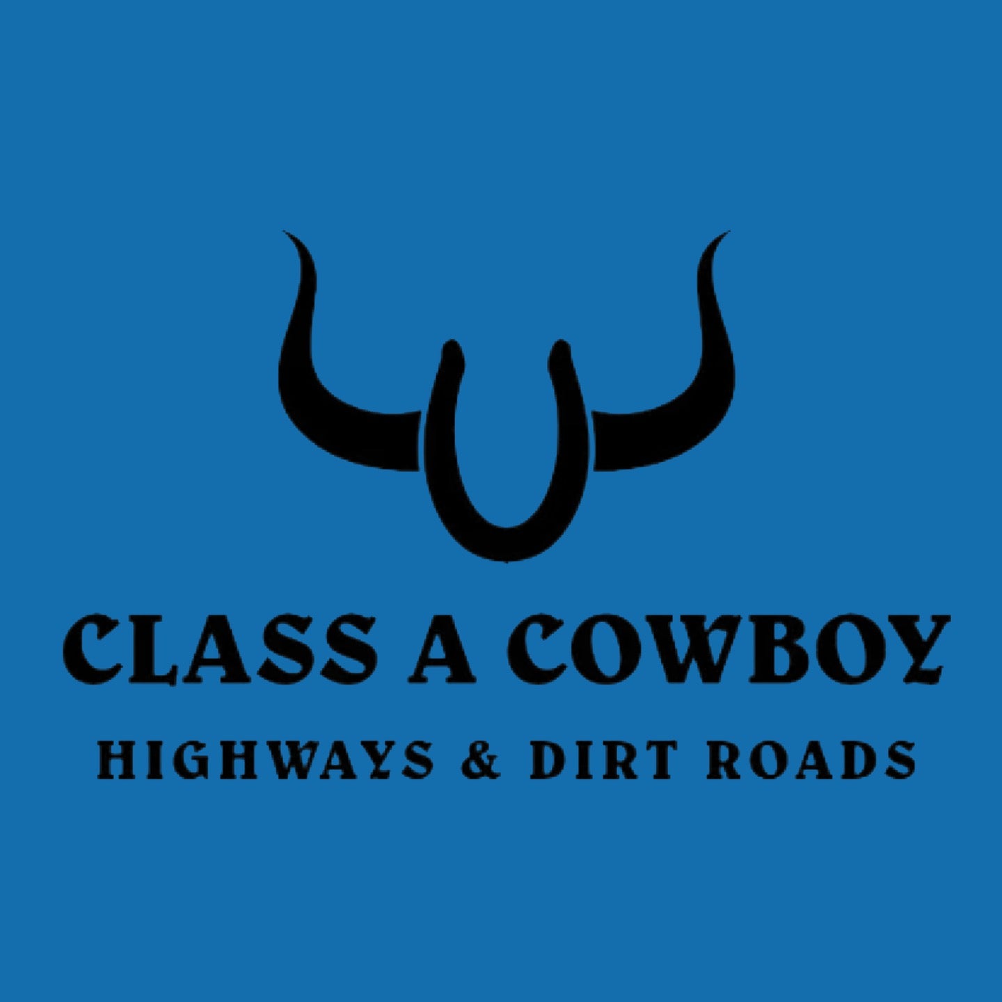 Class A Cowboy Blue & white Trucker Hat