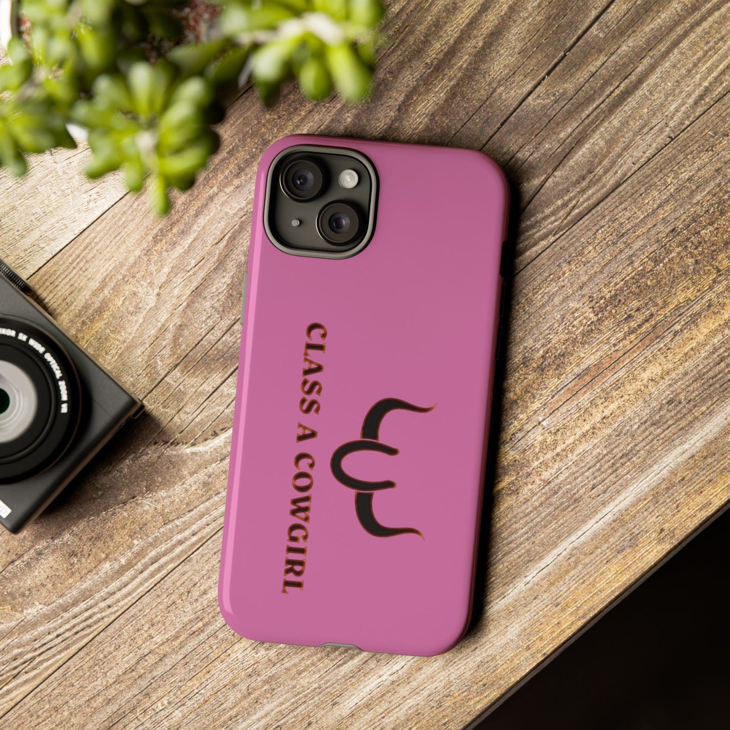 Class A Cowgirl Phone Case - Pink Tough Protective iPhone Cover