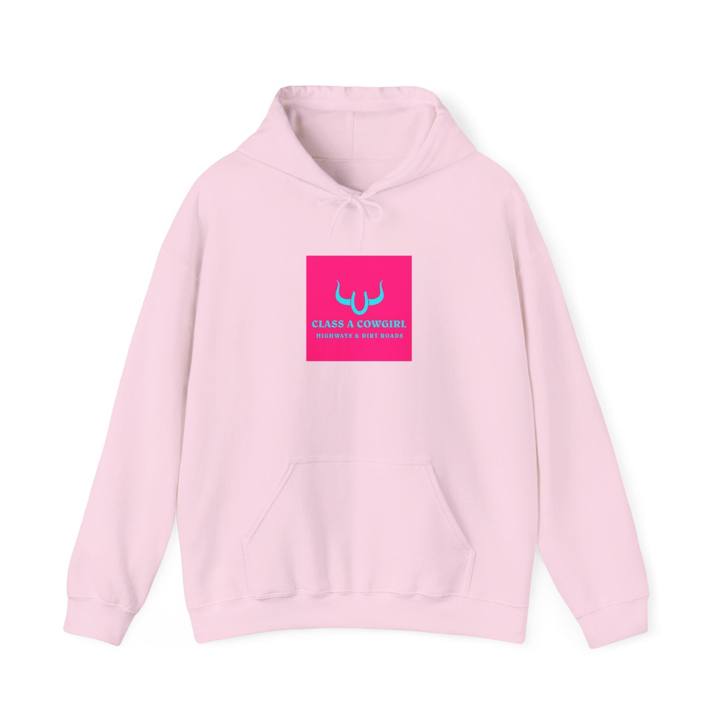 She’s Got Grit Hoodie —Class A Cowgirl, Pink Logo  Motivational Pullover