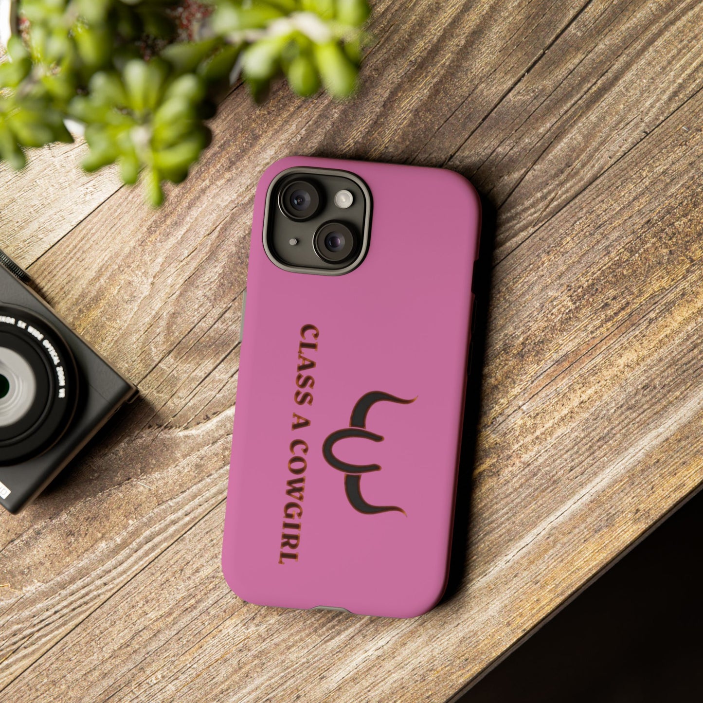 Class A Cowgirl Phone Case - Pink Tough Protective iPhone Cover