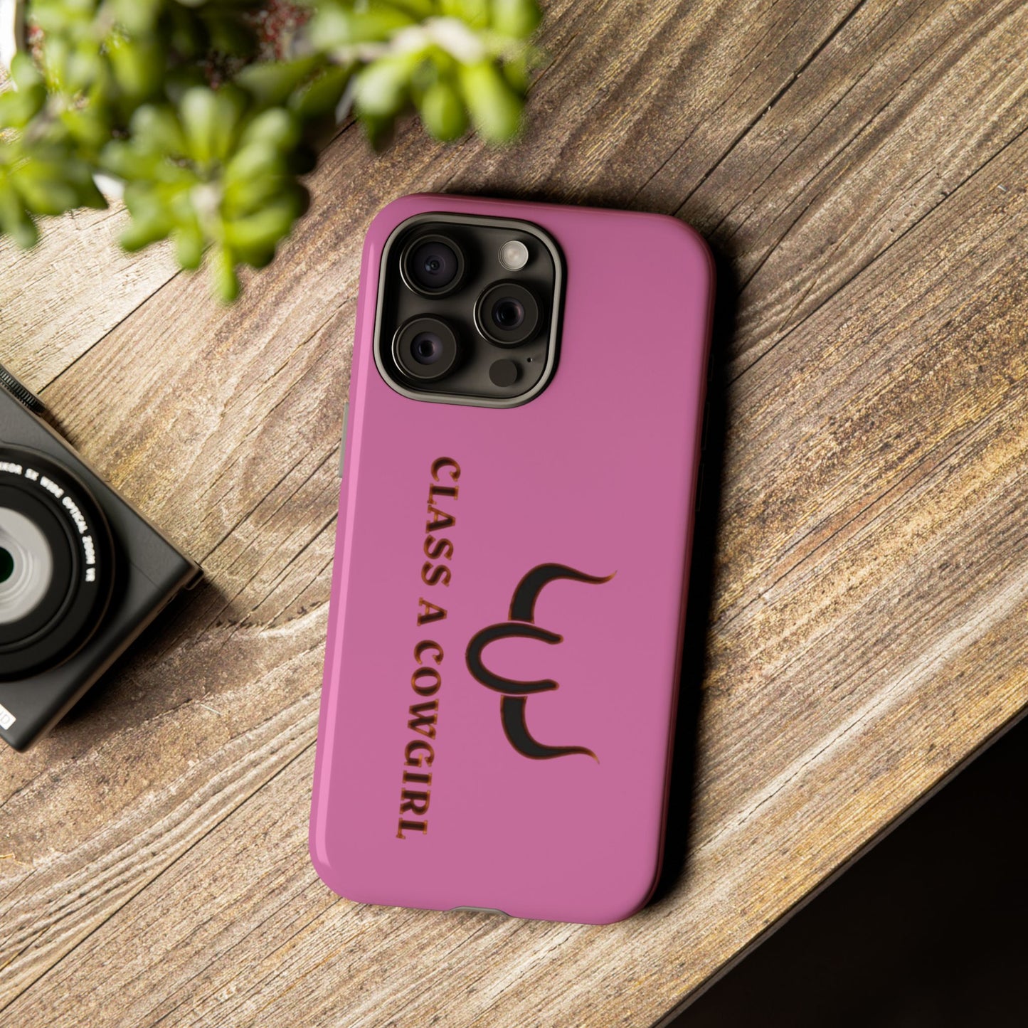 Class A Cowgirl Phone Case - Pink Tough Protective iPhone Cover