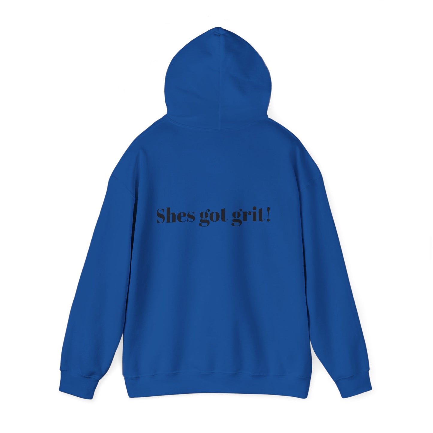 She’s Got Grit Hoodie —Class A Cowgirl, Pink Logo  Motivational Pullover
