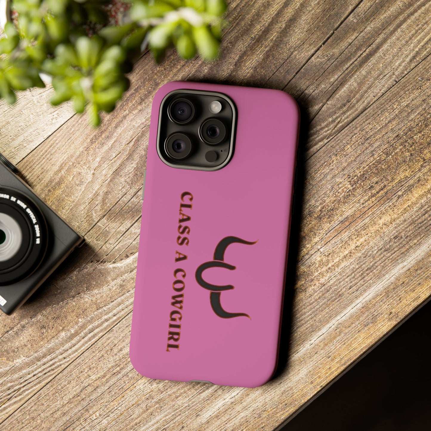 Class A Cowgirl Phone Case - Pink Tough Protective iPhone Cover