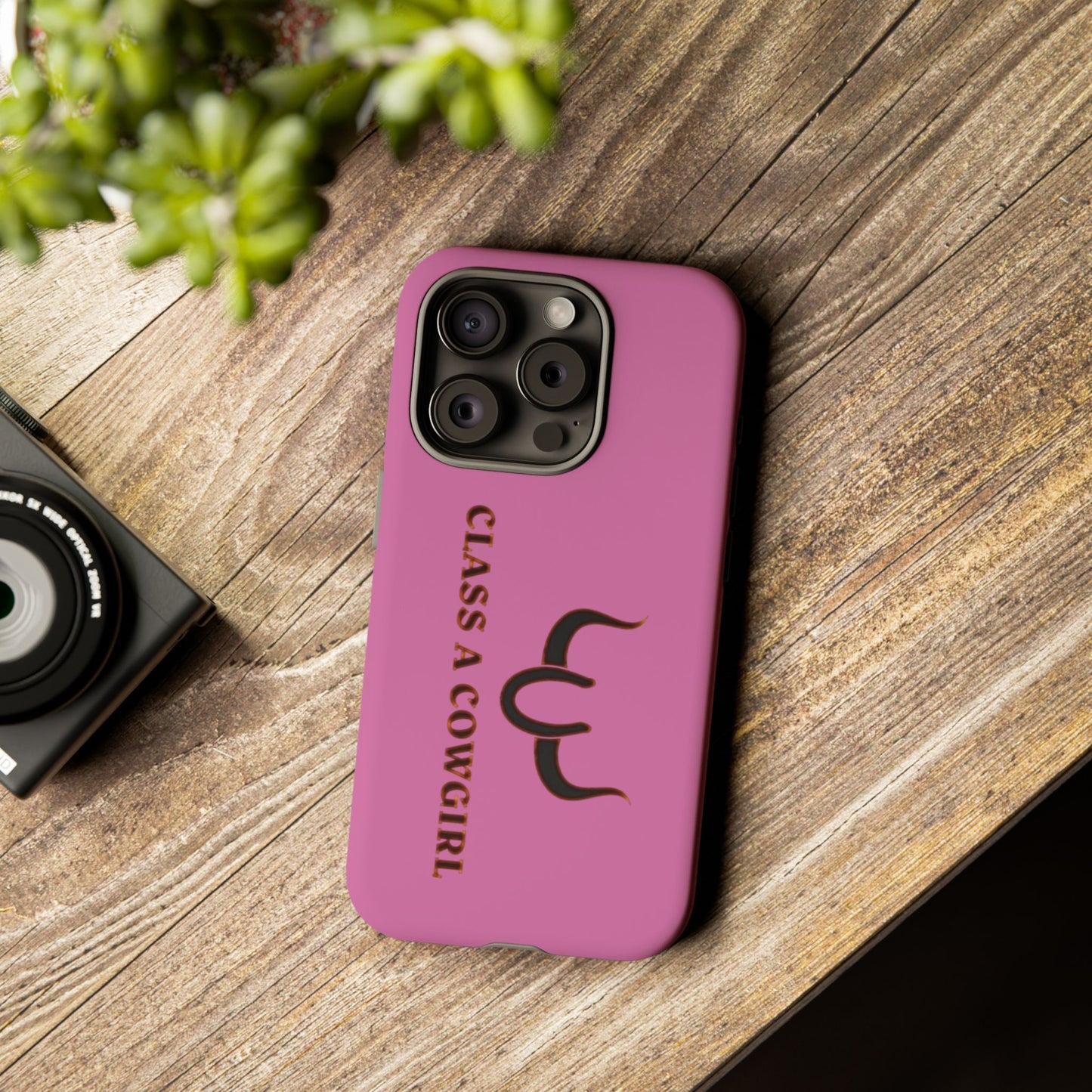 Class A Cowgirl Phone Case - Pink Tough Protective iPhone Cover