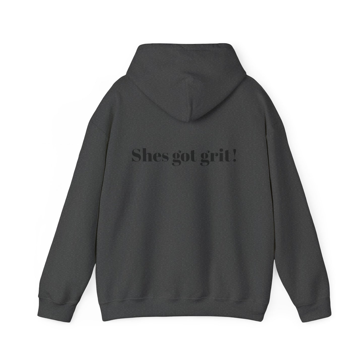 She’s Got Grit Hoodie —Class A Cowgirl, Pink Logo  Motivational Pullover
