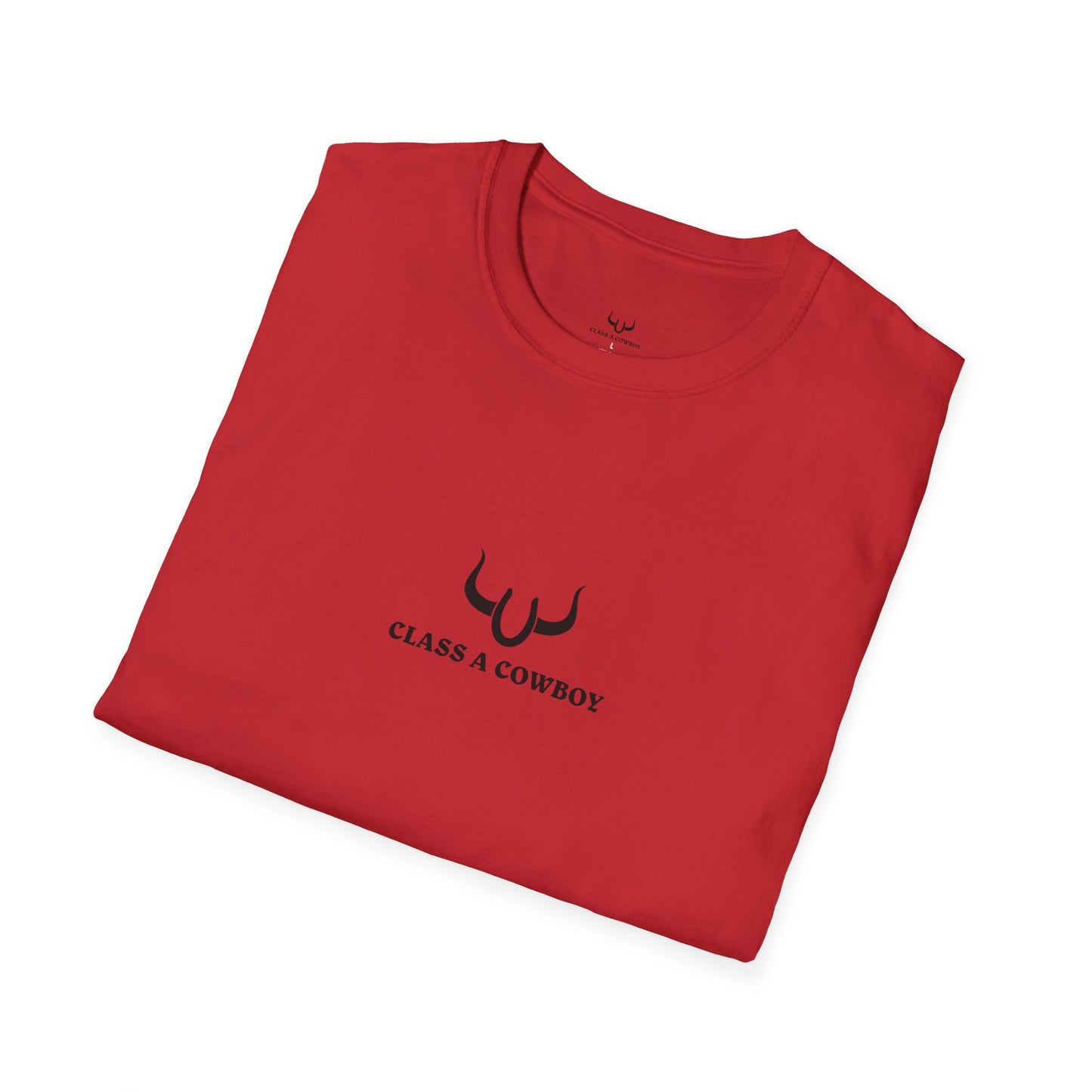 Class A Cowboy T-shirt motivational msg on back