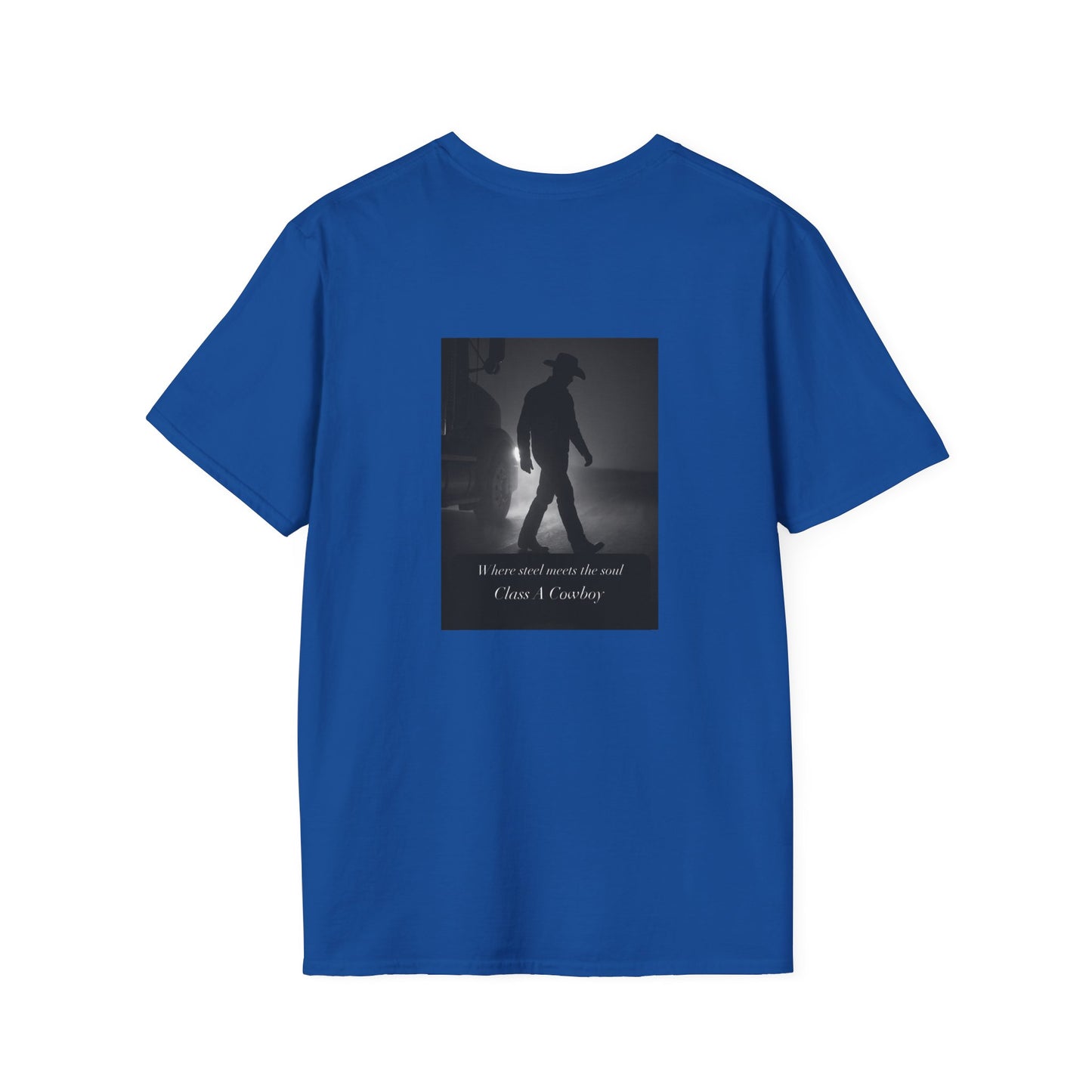 T‑Shirt — "Class A Cowboy" Western Graphic Tee (Silhouette Back Print)