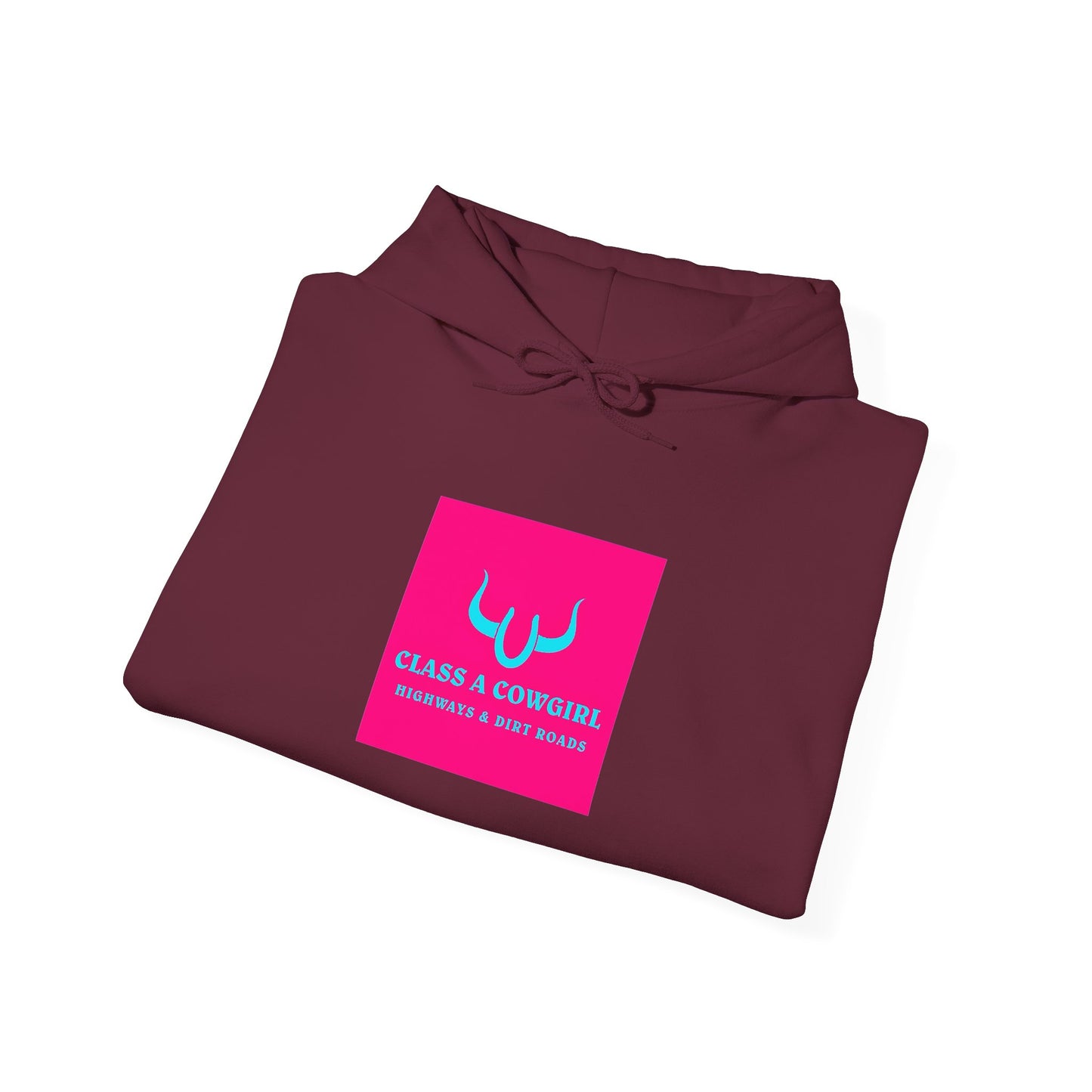 She’s Got Grit Hoodie —Class A Cowgirl, Pink Logo  Motivational Pullover