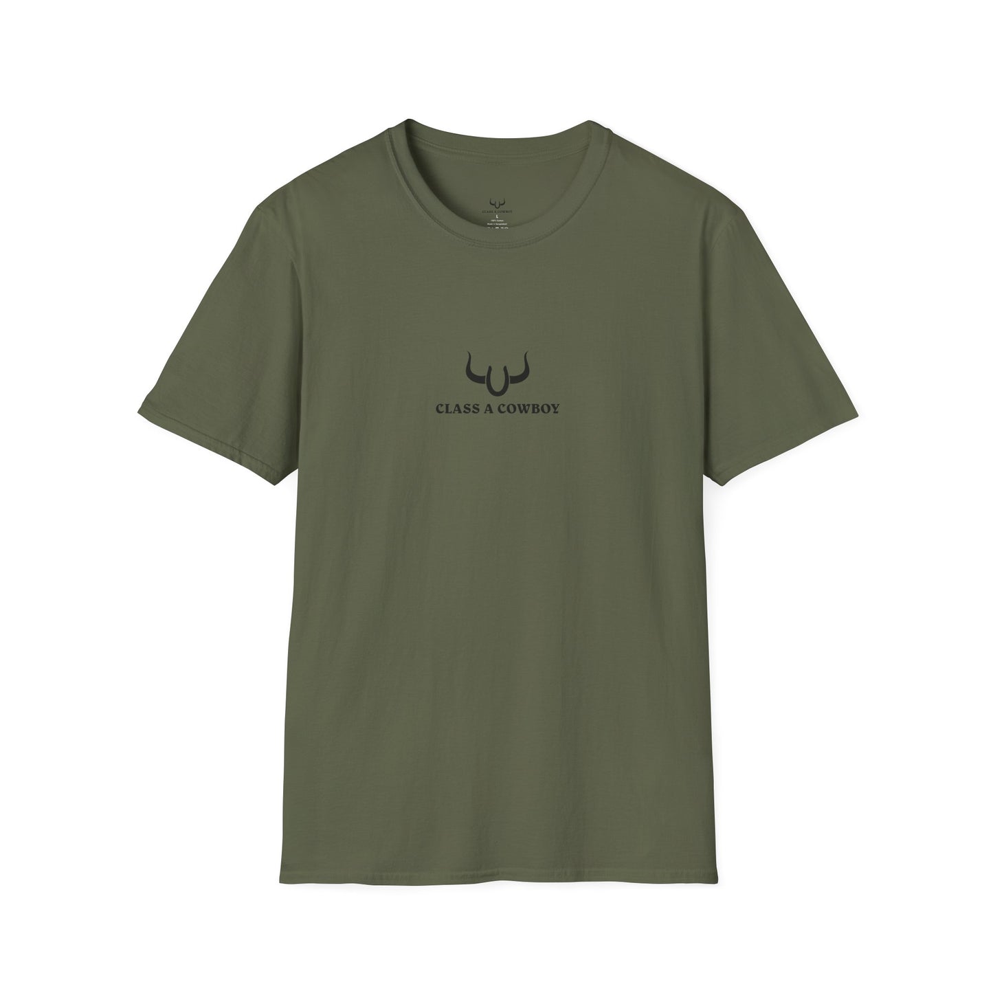 Class A Cowboy T-shirt motivational msg on back