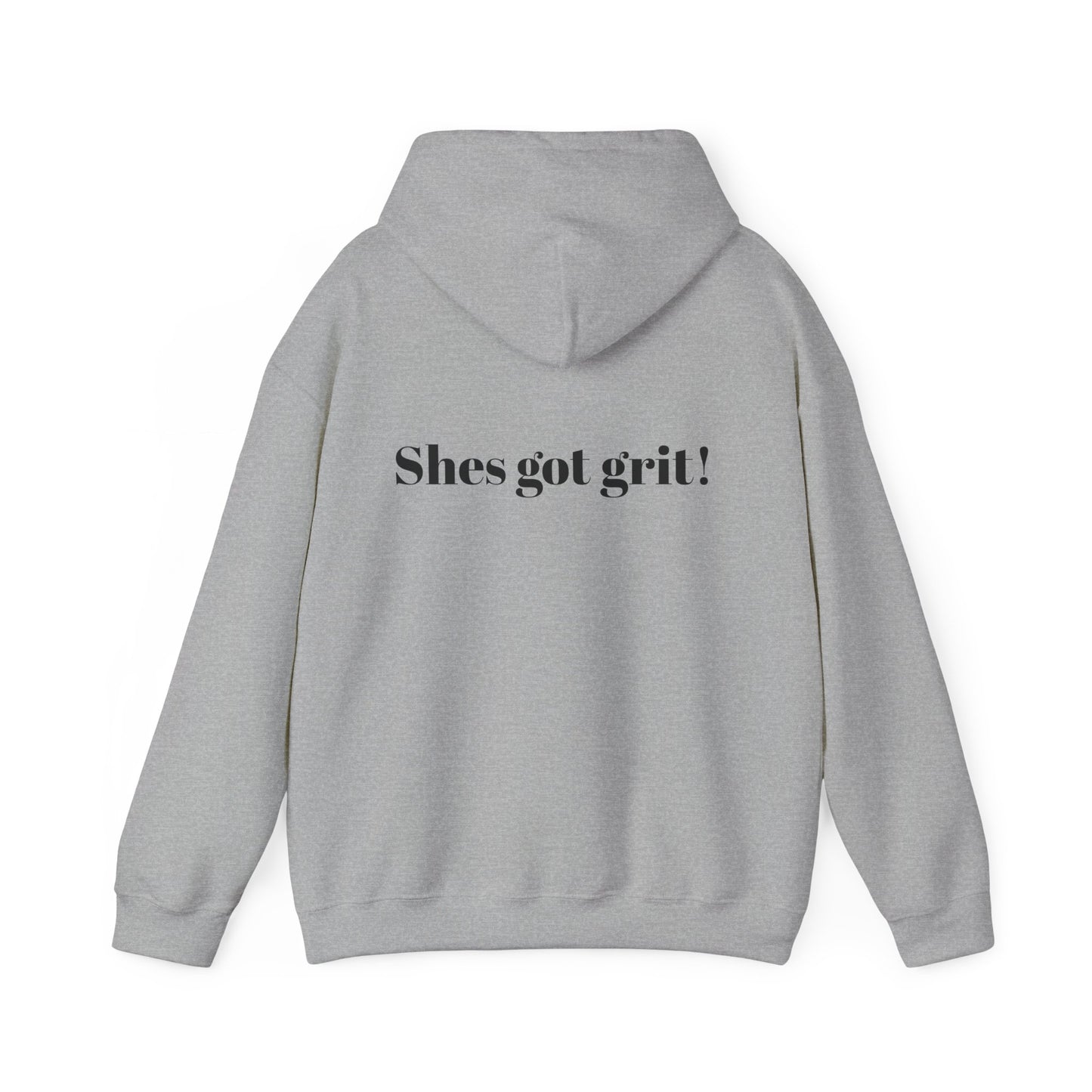 She’s Got Grit Hoodie —Class A Cowgirl, Pink Logo  Motivational Pullover