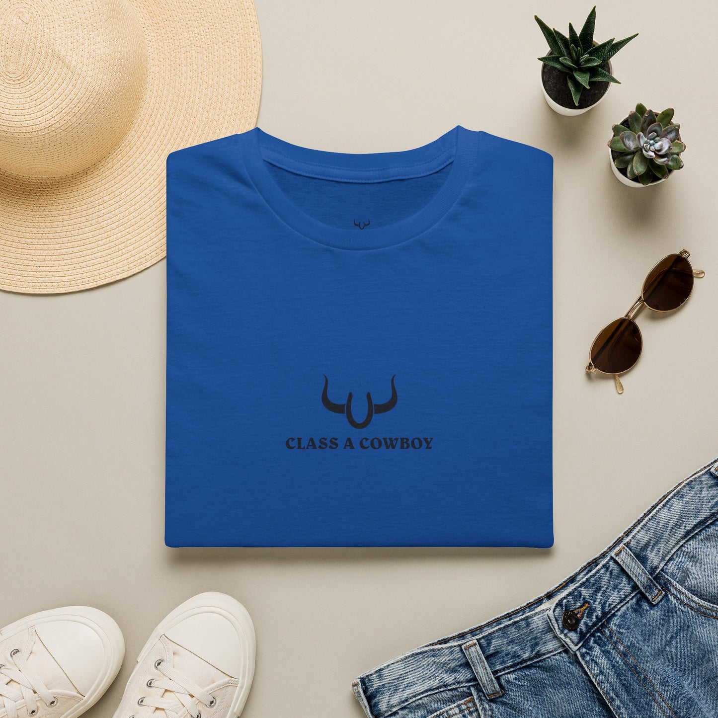 Class A Cowboy T-shirt motivational msg on back