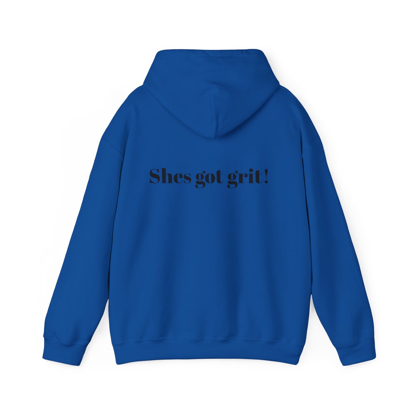 She’s Got Grit Hoodie —Class A Cowgirl, Pink Logo  Motivational Pullover