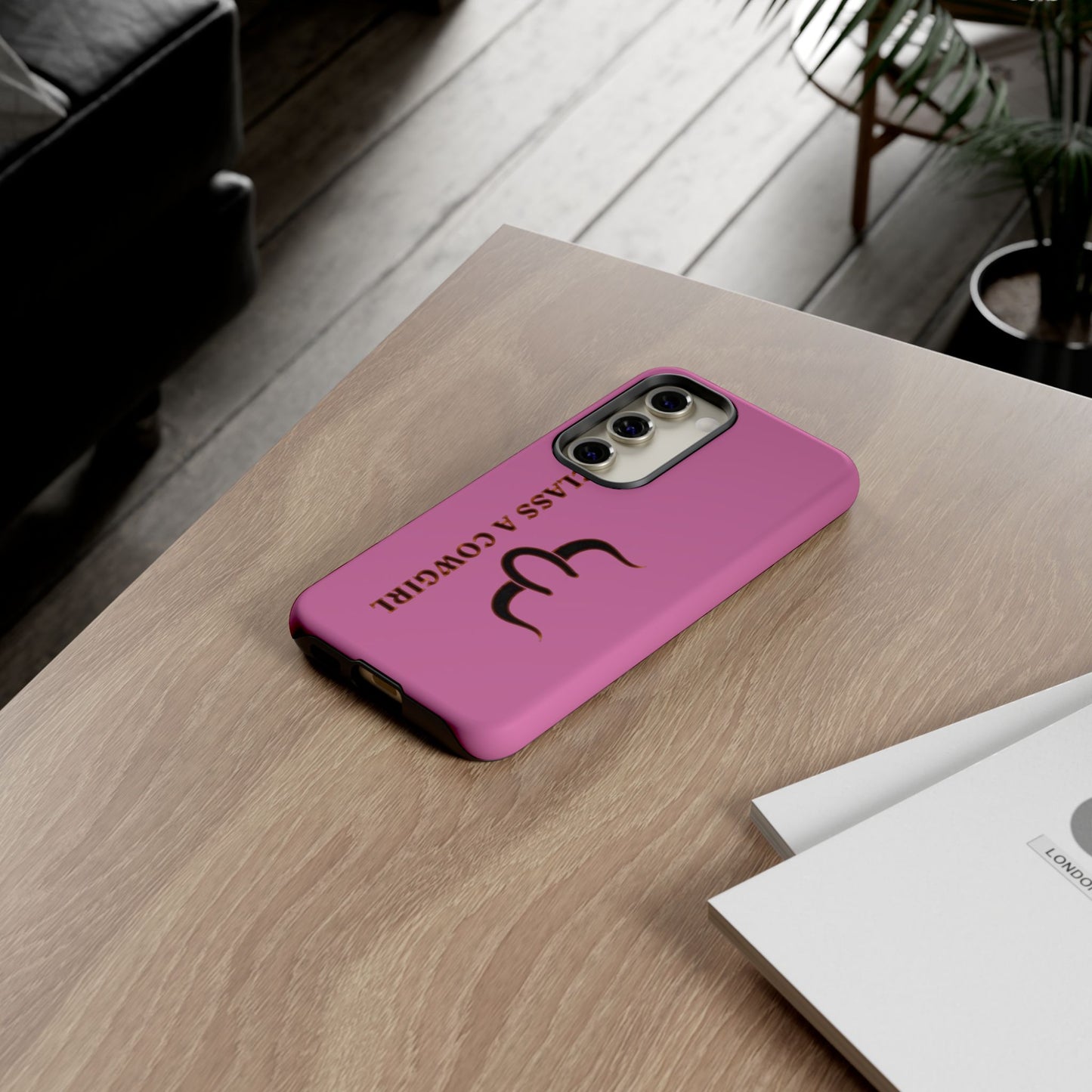 Class A Cowgirl Phone Case - Pink Tough Protective iPhone Cover