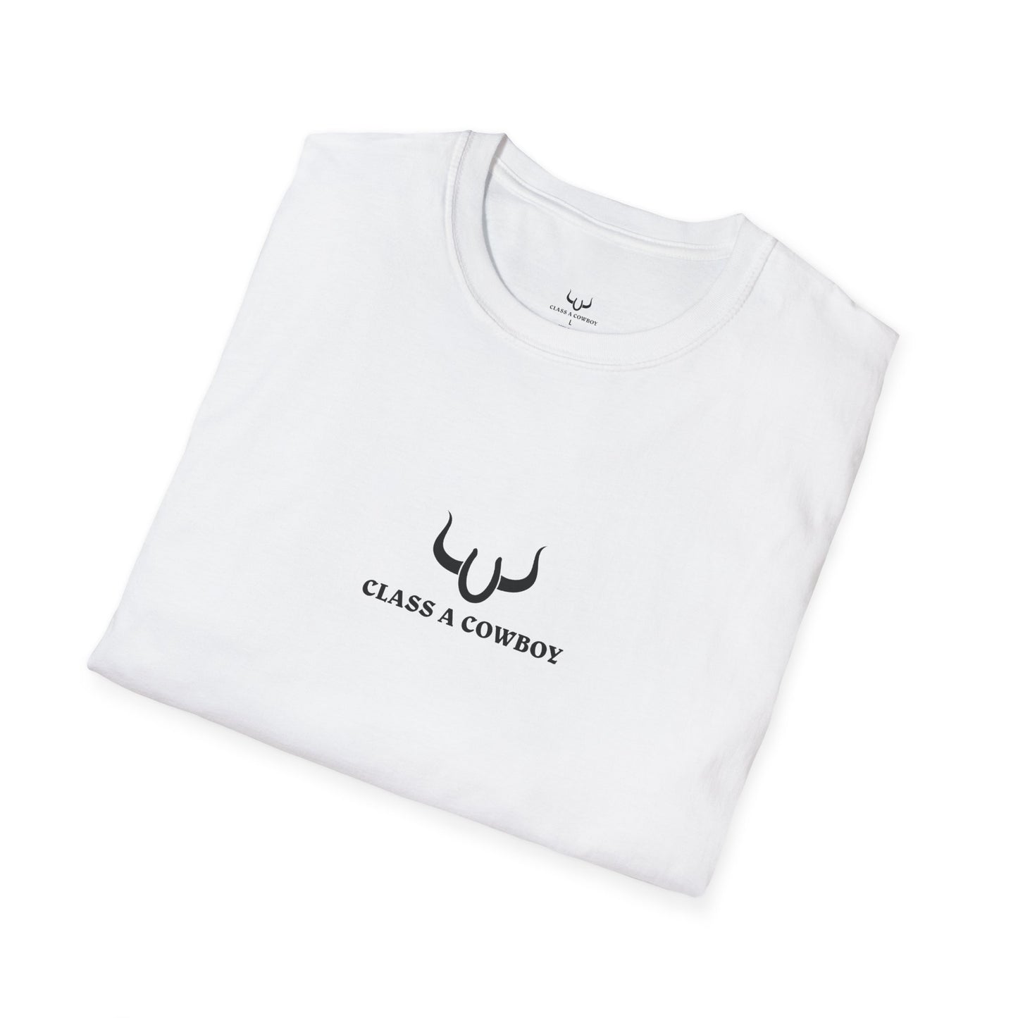 Class A Cowboy T-shirt motivational msg on back