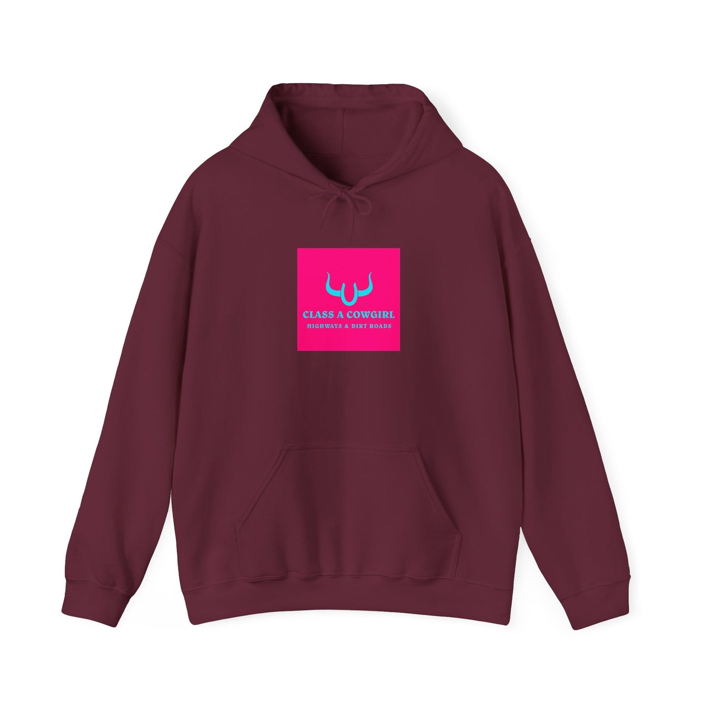She’s Got Grit Hoodie —Class A Cowgirl, Pink Logo  Motivational Pullover