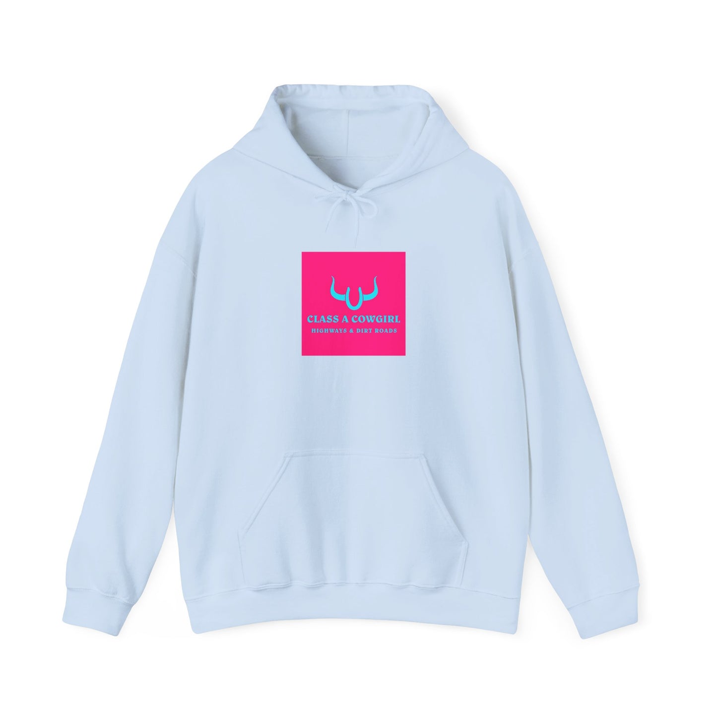 She’s Got Grit Hoodie —Class A Cowgirl, Pink Logo  Motivational Pullover