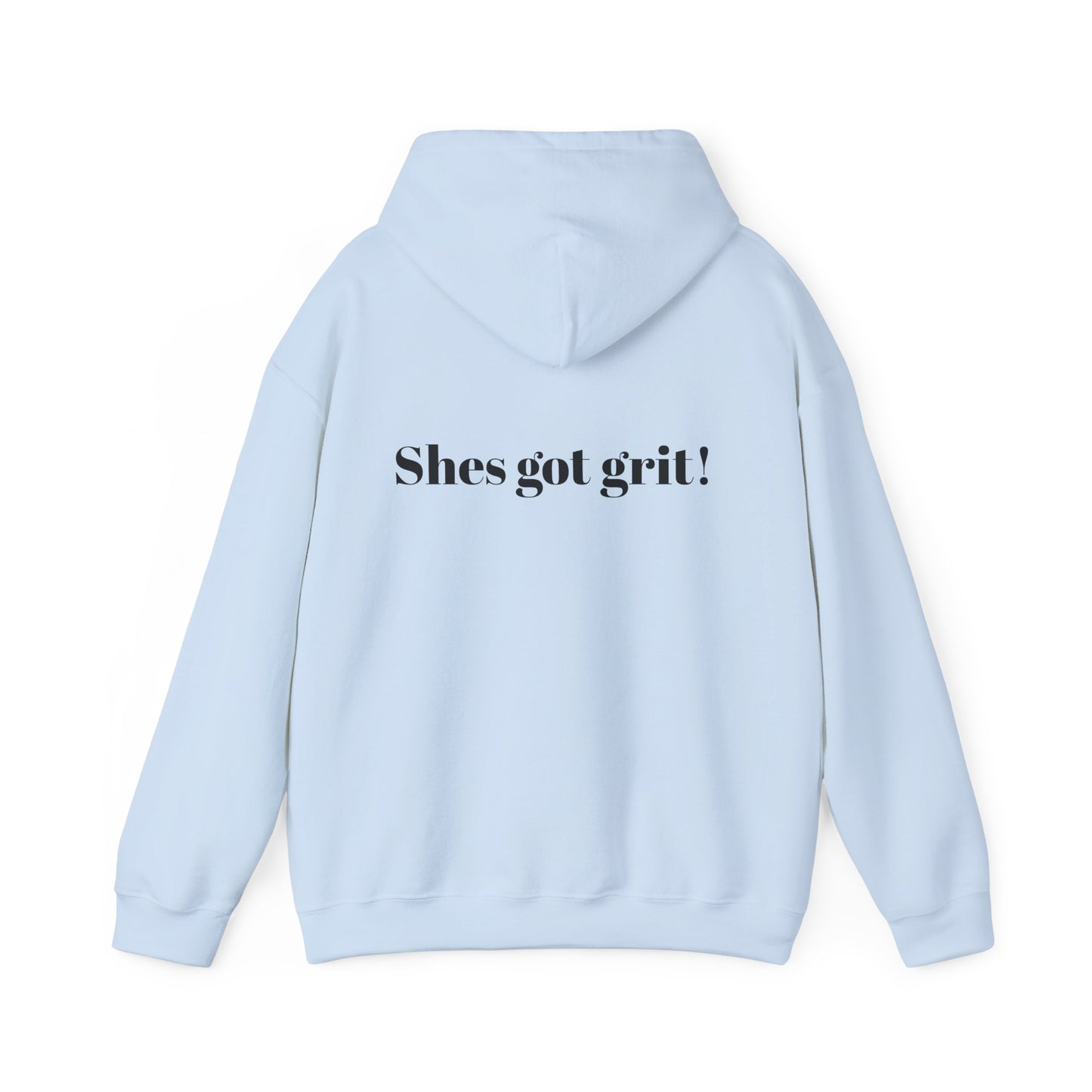 She’s Got Grit Hoodie —Class A Cowgirl, Pink Logo  Motivational Pullover