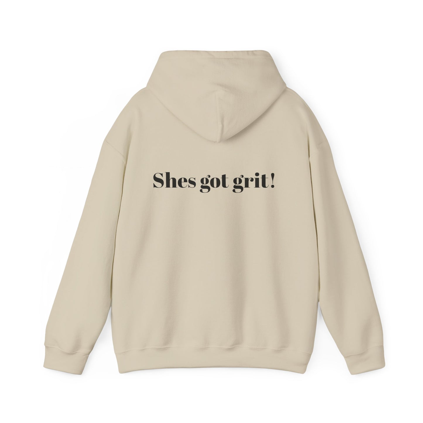 She’s Got Grit Hoodie —Class A Cowgirl, Pink Logo  Motivational Pullover