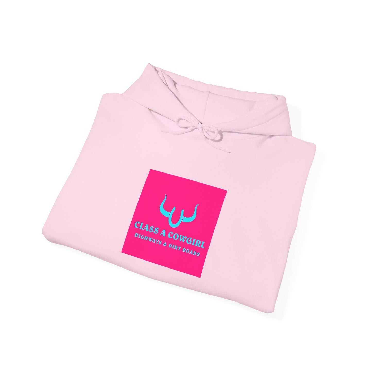 She’s Got Grit Hoodie —Class A Cowgirl, Pink Logo  Motivational Pullover