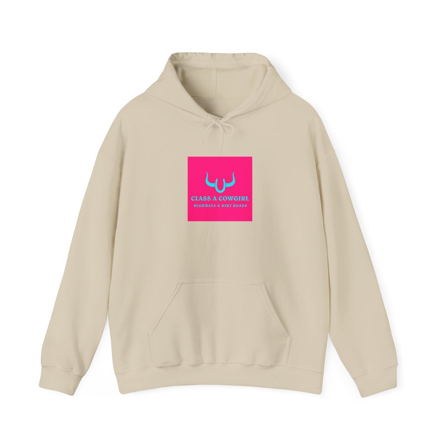 She’s Got Grit Hoodie —Class A Cowgirl, Pink Logo  Motivational Pullover