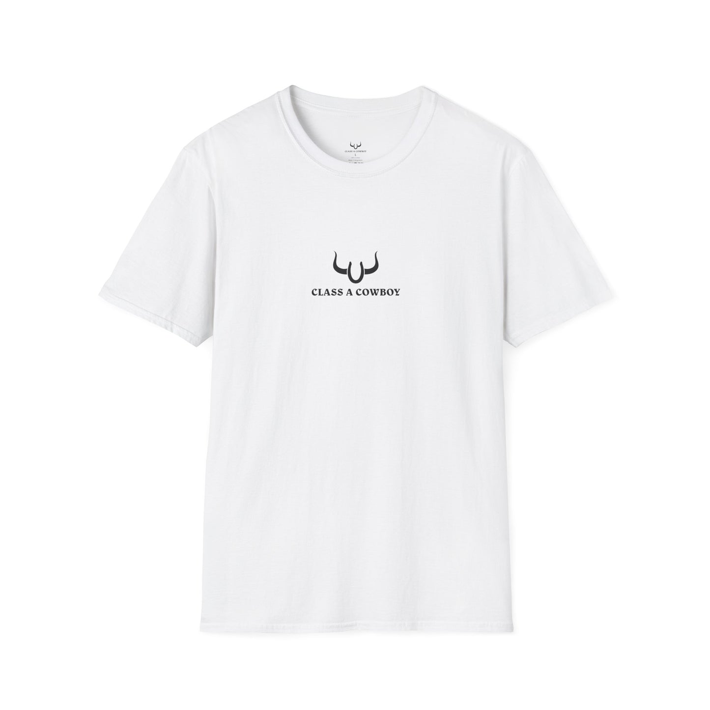 Class A Cowboy T-shirt motivational msg on back
