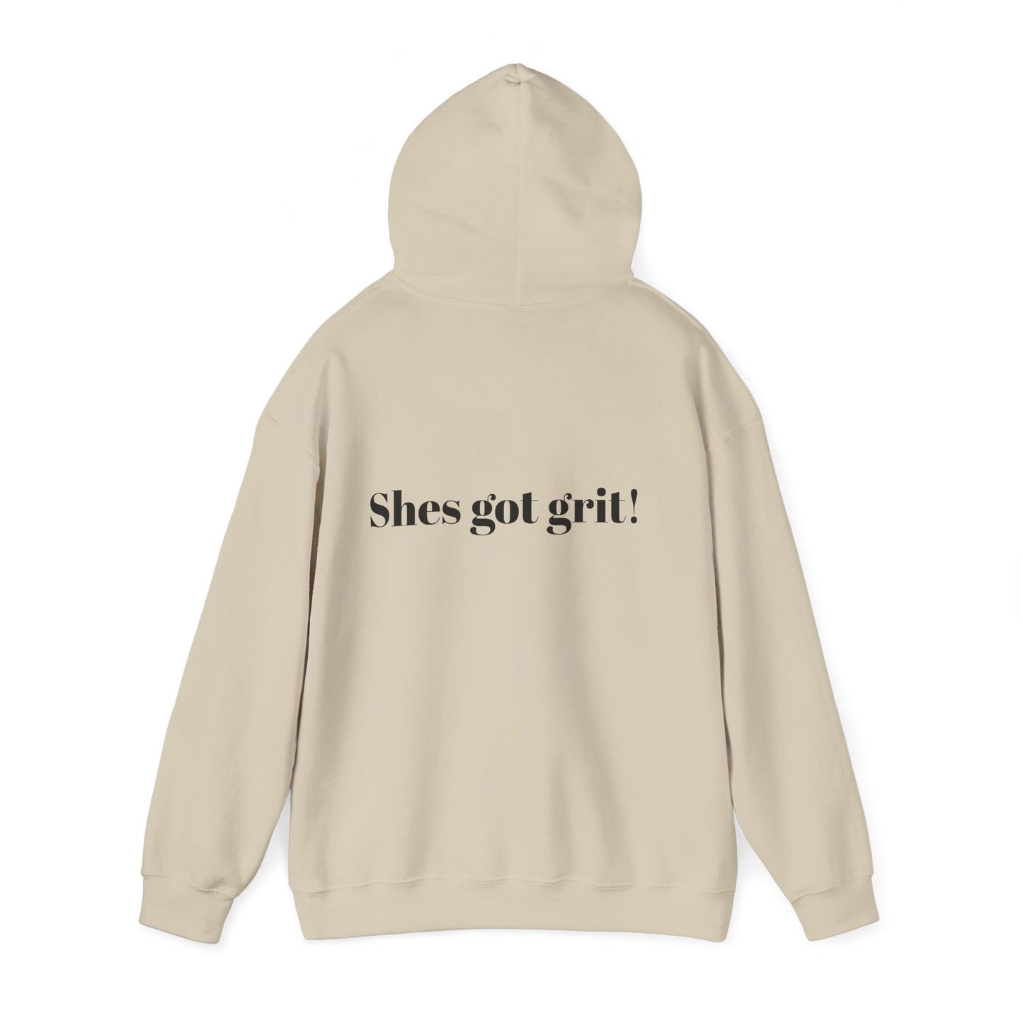 She’s Got Grit Hoodie —Class A Cowgirl, Pink Logo  Motivational Pullover