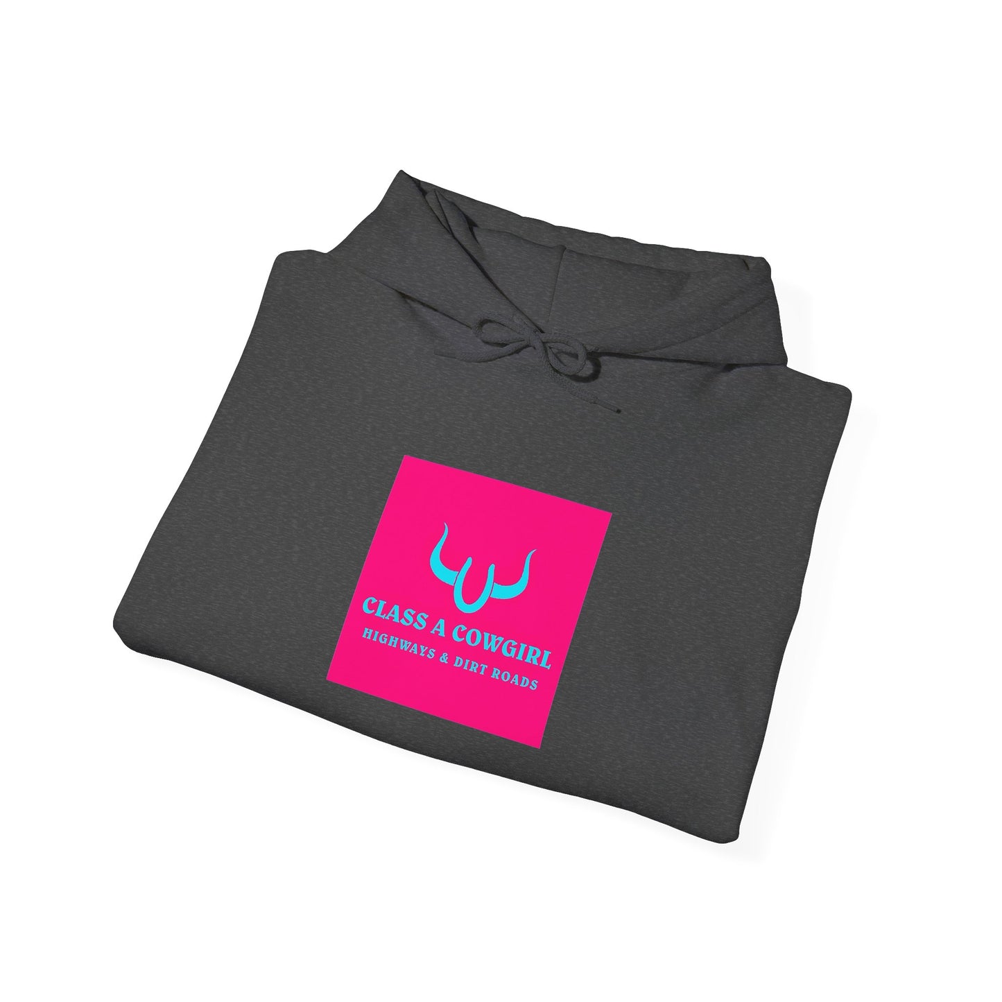 She’s Got Grit Hoodie —Class A Cowgirl, Pink Logo  Motivational Pullover