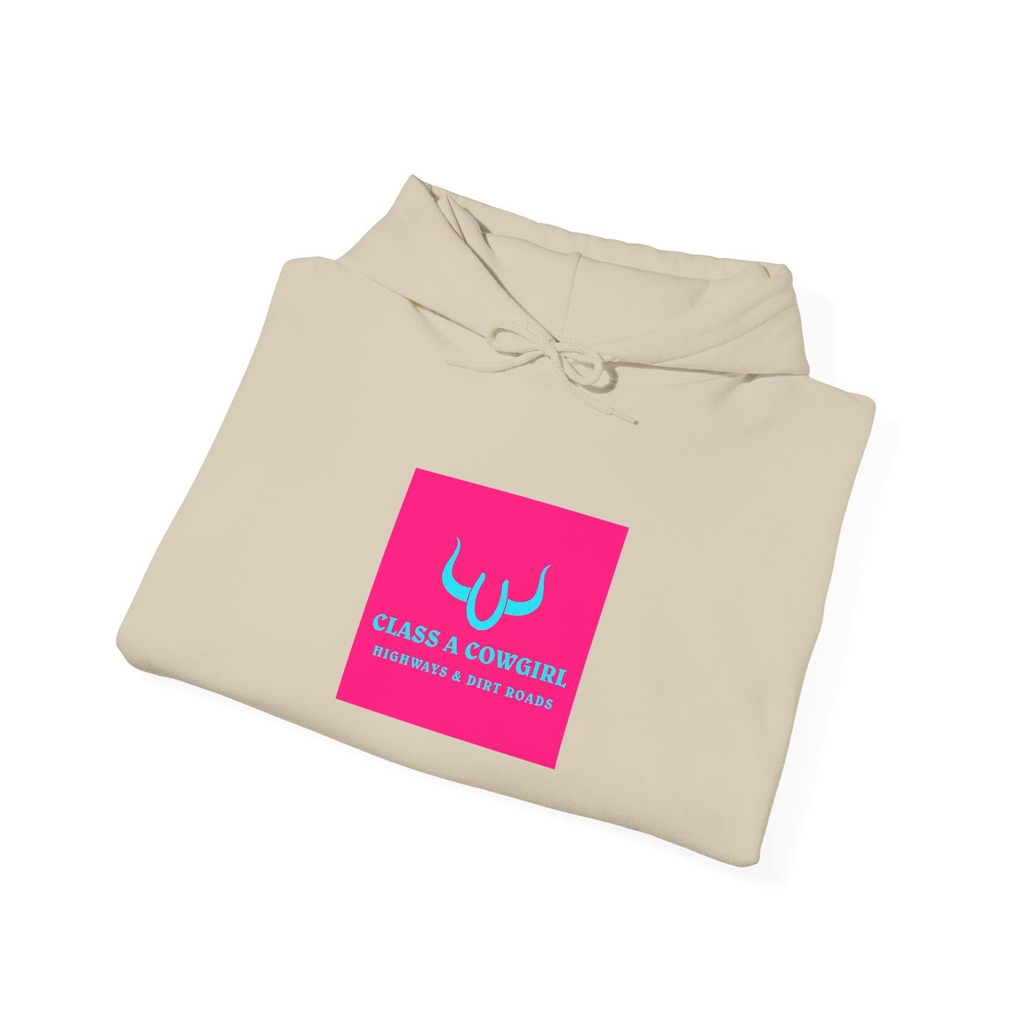 She’s Got Grit Hoodie —Class A Cowgirl, Pink Logo  Motivational Pullover