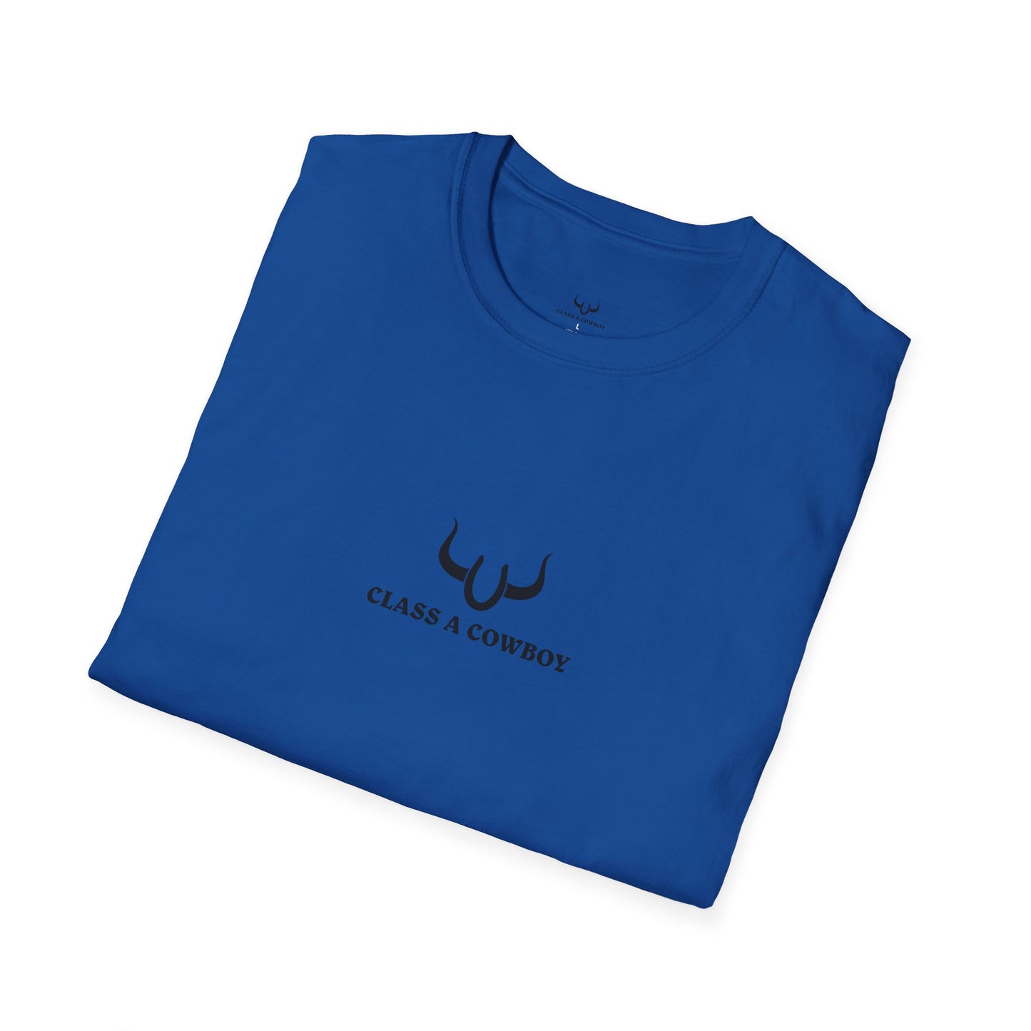 T‑Shirt — "Class A Cowboy" Western Graphic Tee (Silhouette Back Print)