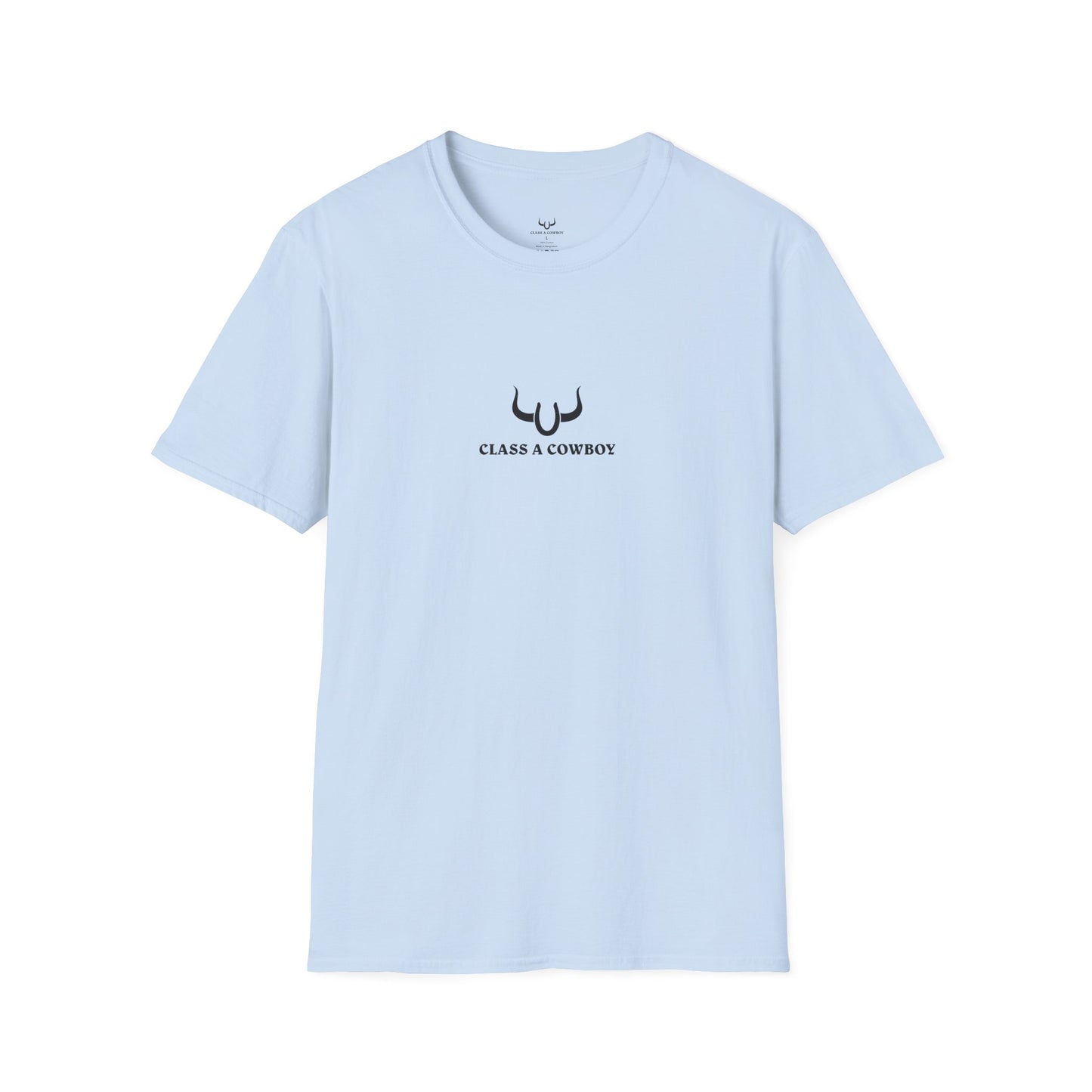 T‑Shirt — "Class A Cowboy" Western Graphic Tee (Silhouette Back Print)
