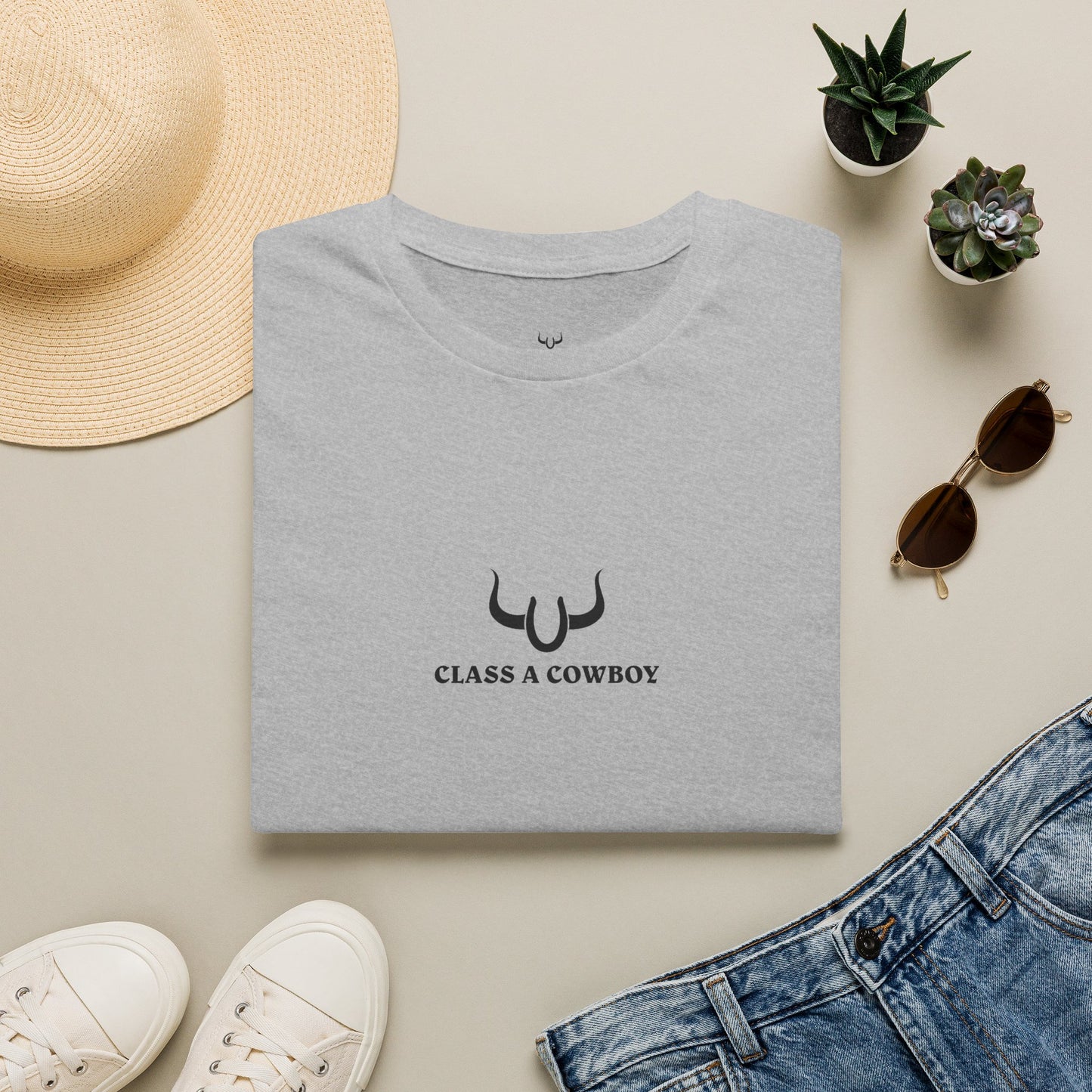 Class A Cowboy T-shirt motivational msg on back