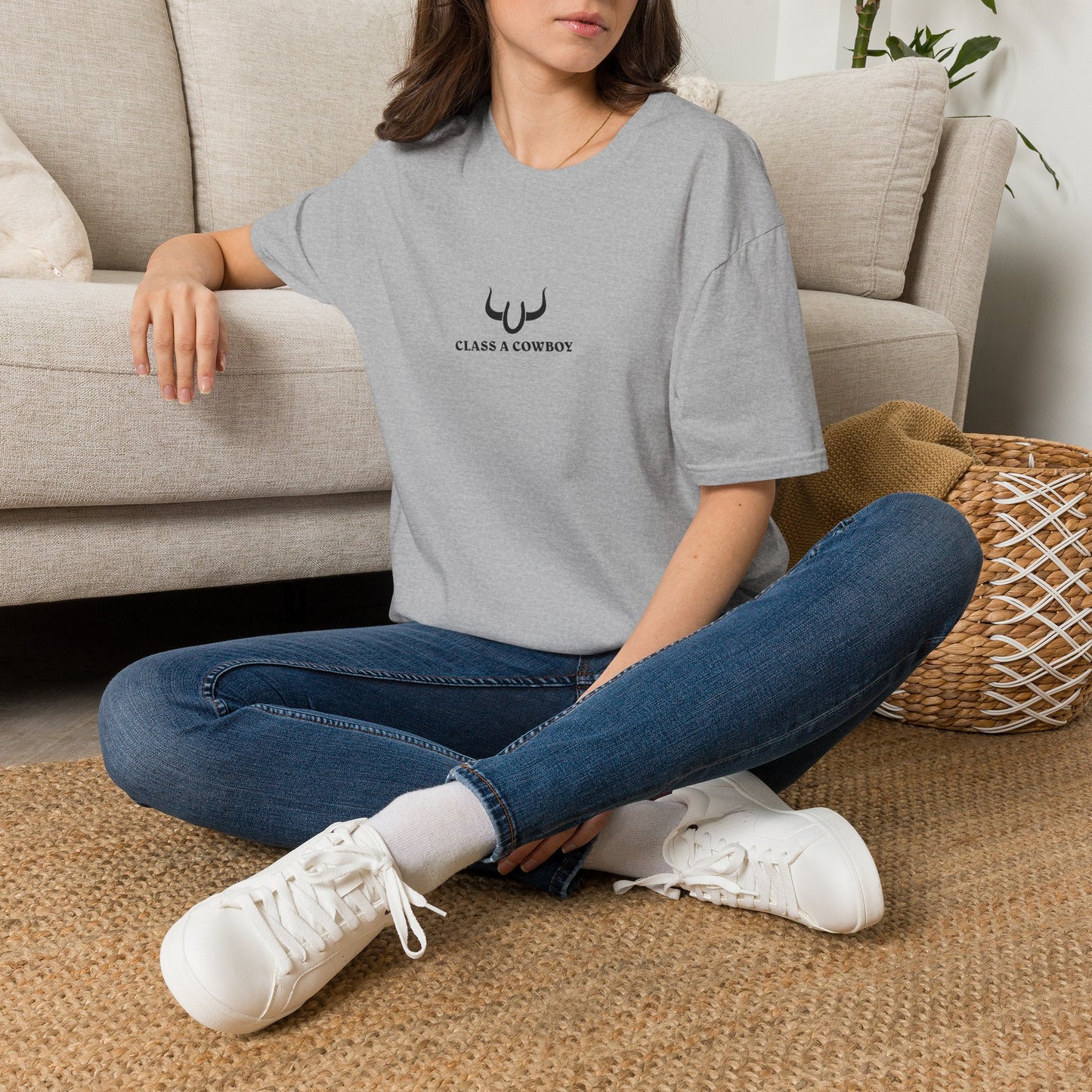 Class A Cowboy T-shirt motivational msg on back