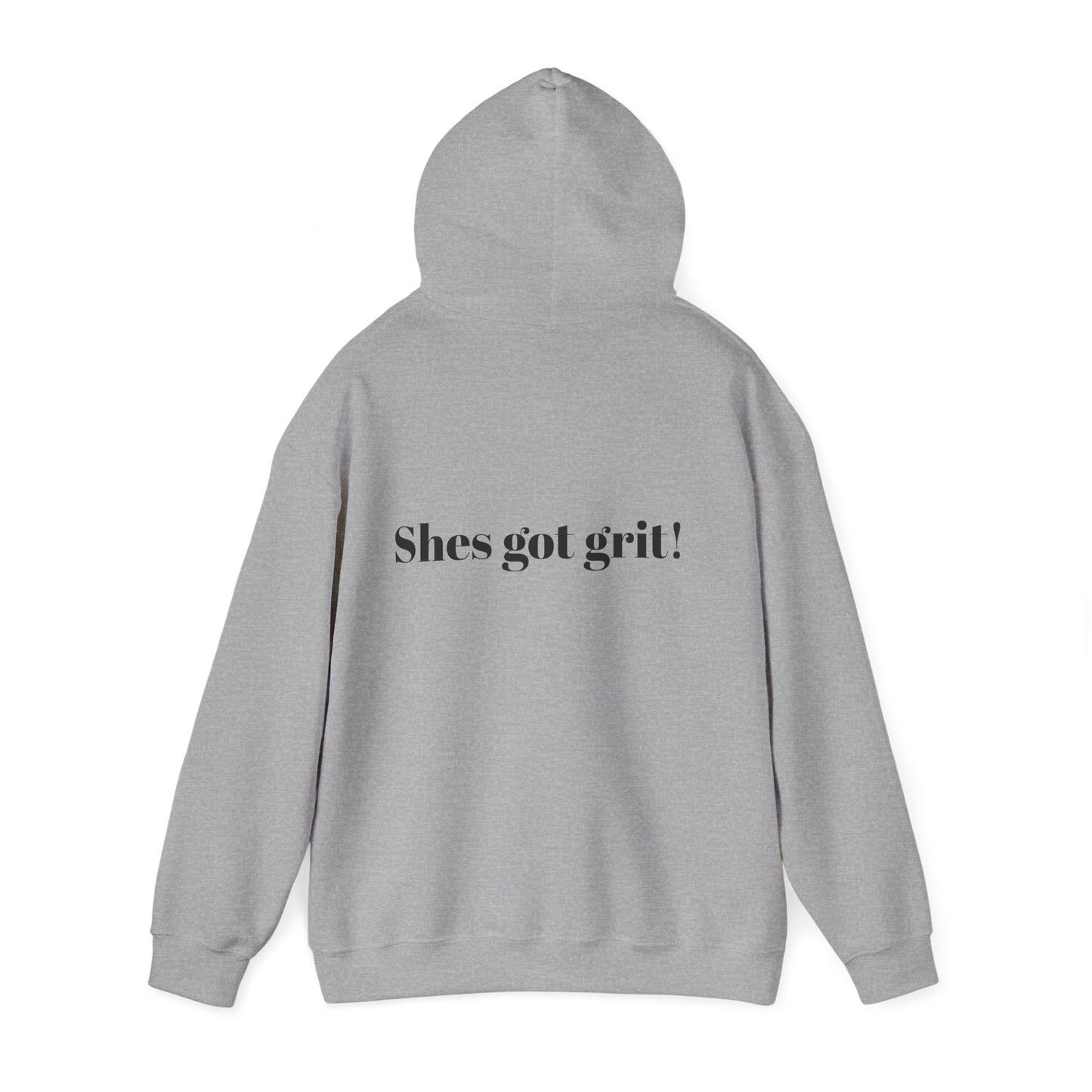 She’s Got Grit Hoodie —Class A Cowgirl, Pink Logo  Motivational Pullover