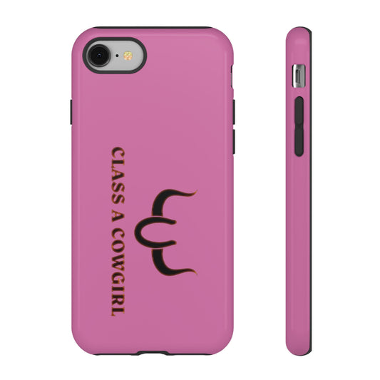 Class A Cowgirl Phone Case - Pink Tough Protective iPhone Cover