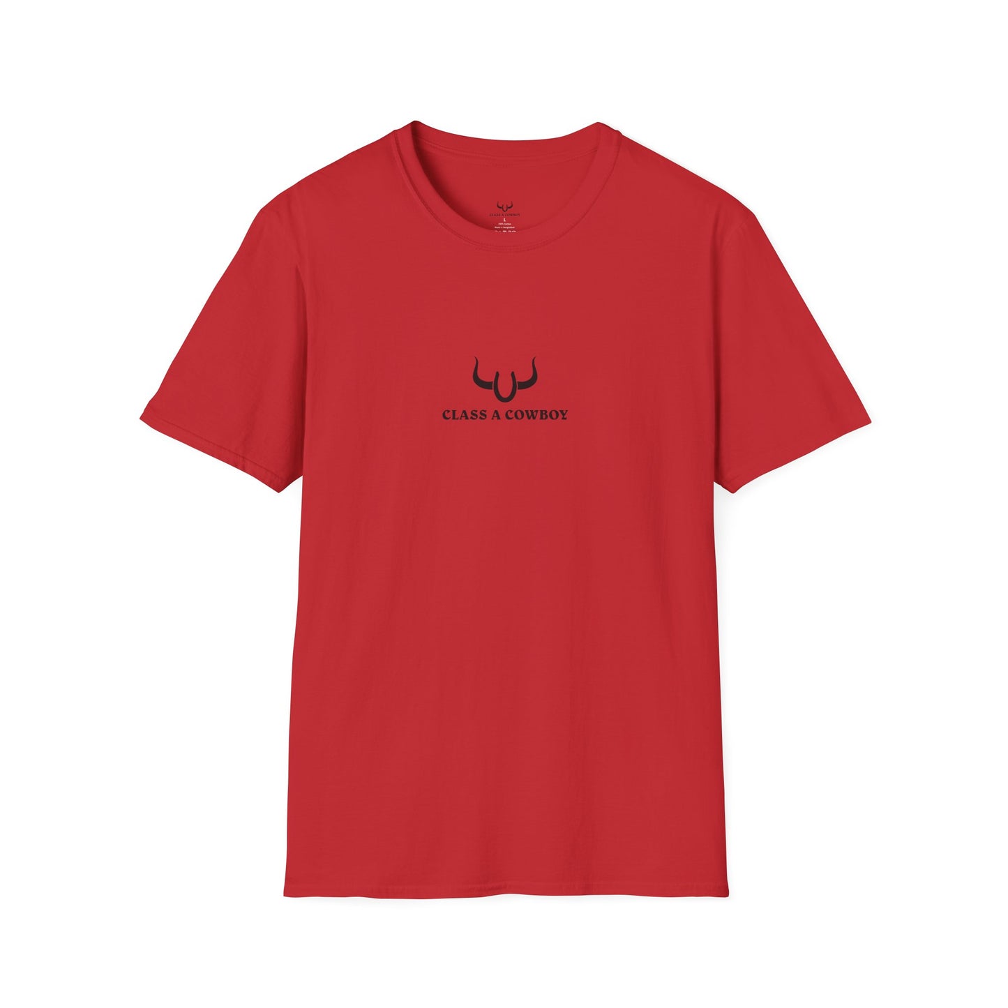 Class A Cowboy T-shirt motivational msg on back