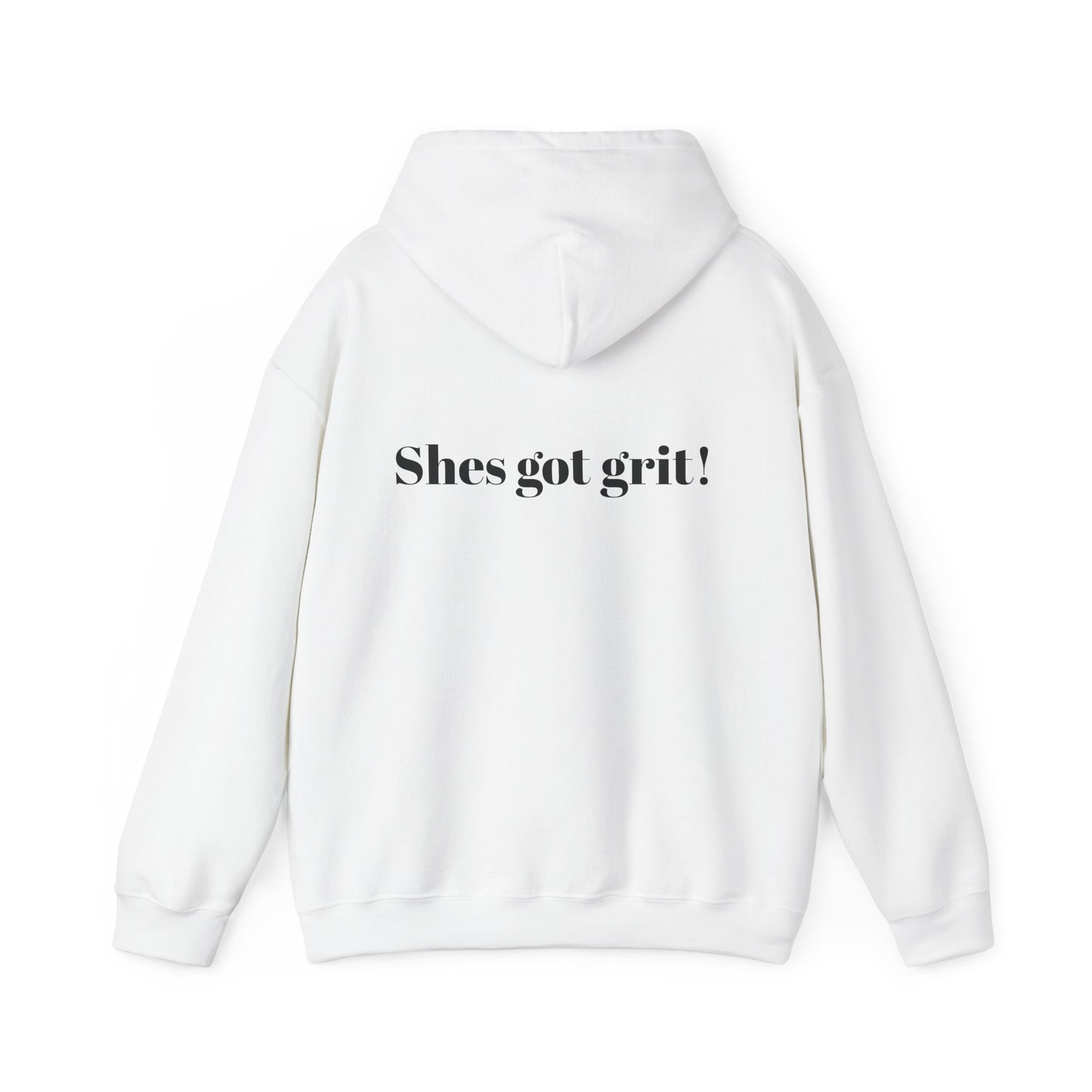 She’s Got Grit Hoodie —Class A Cowgirl, Pink Logo  Motivational Pullover